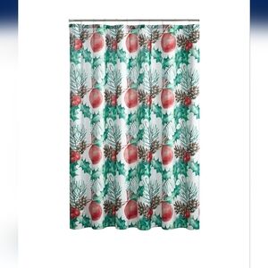 Serafina Home Country Time Christmas Shower Curtain